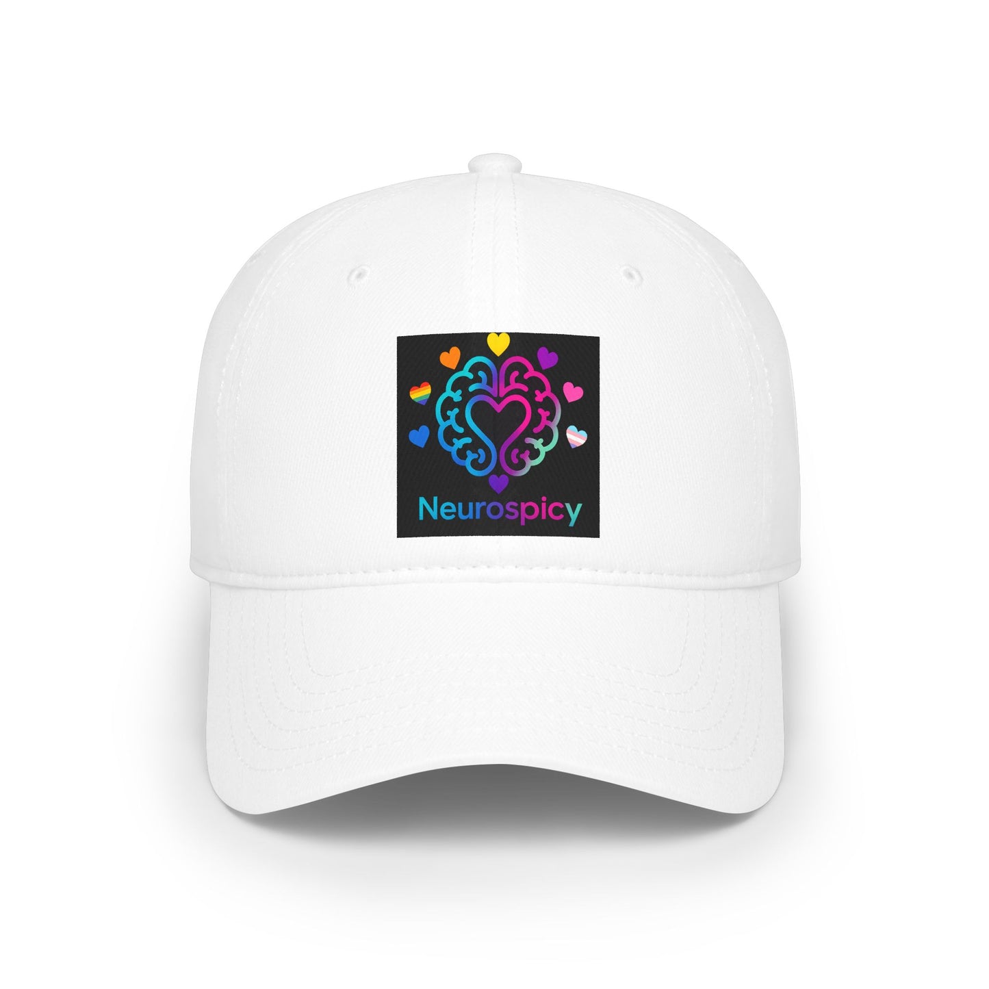Neurospicy Heart Logo Cap — Neurodiversity Baseball Hat