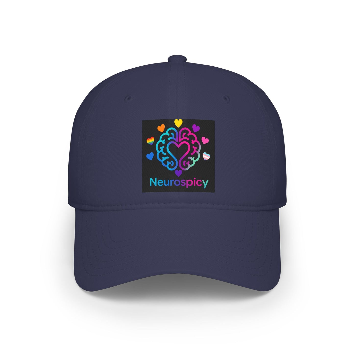 Neurospicy Heart Logo Cap — Neurodiversity Baseball Hat