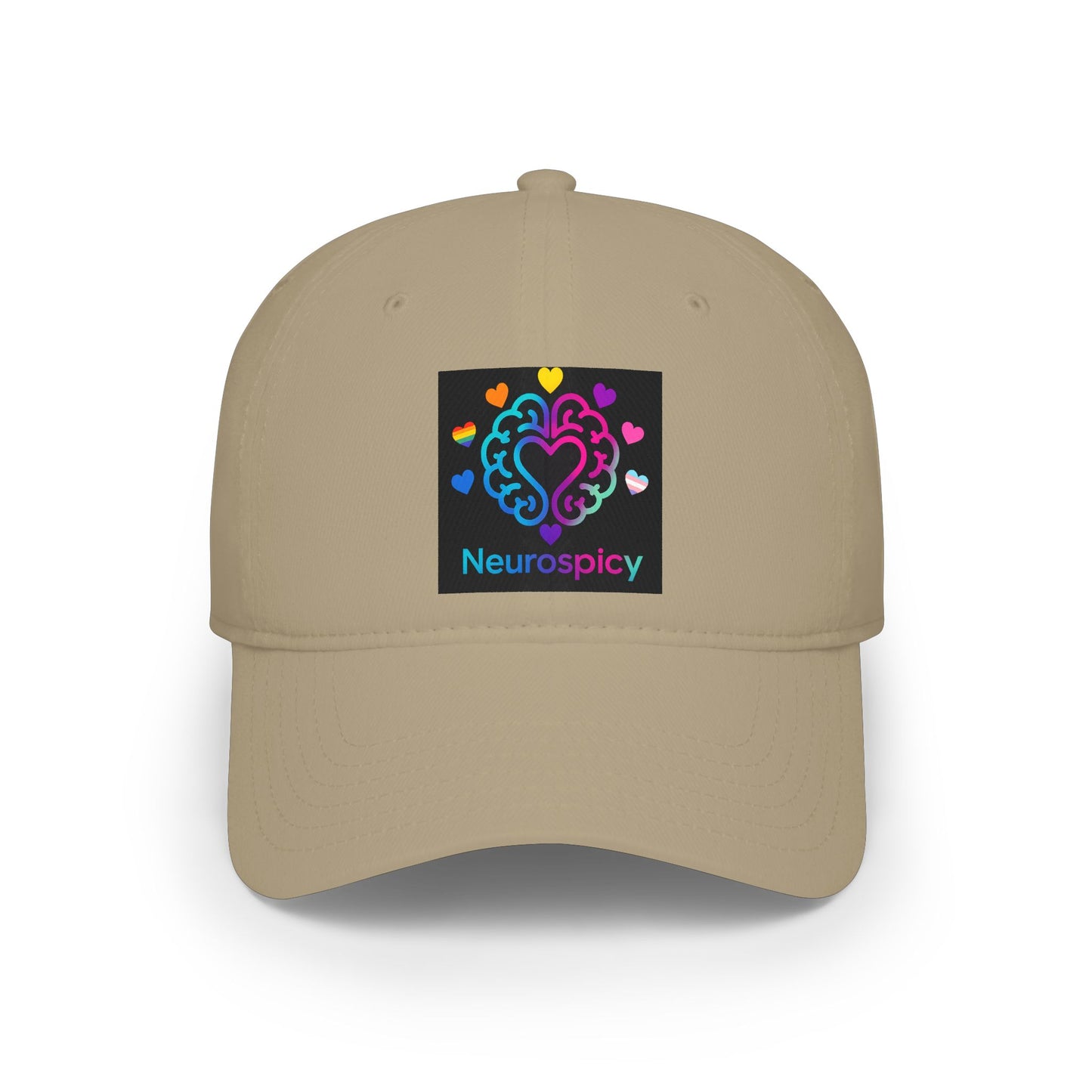Neurospicy Heart Logo Cap — Neurodiversity Baseball Hat