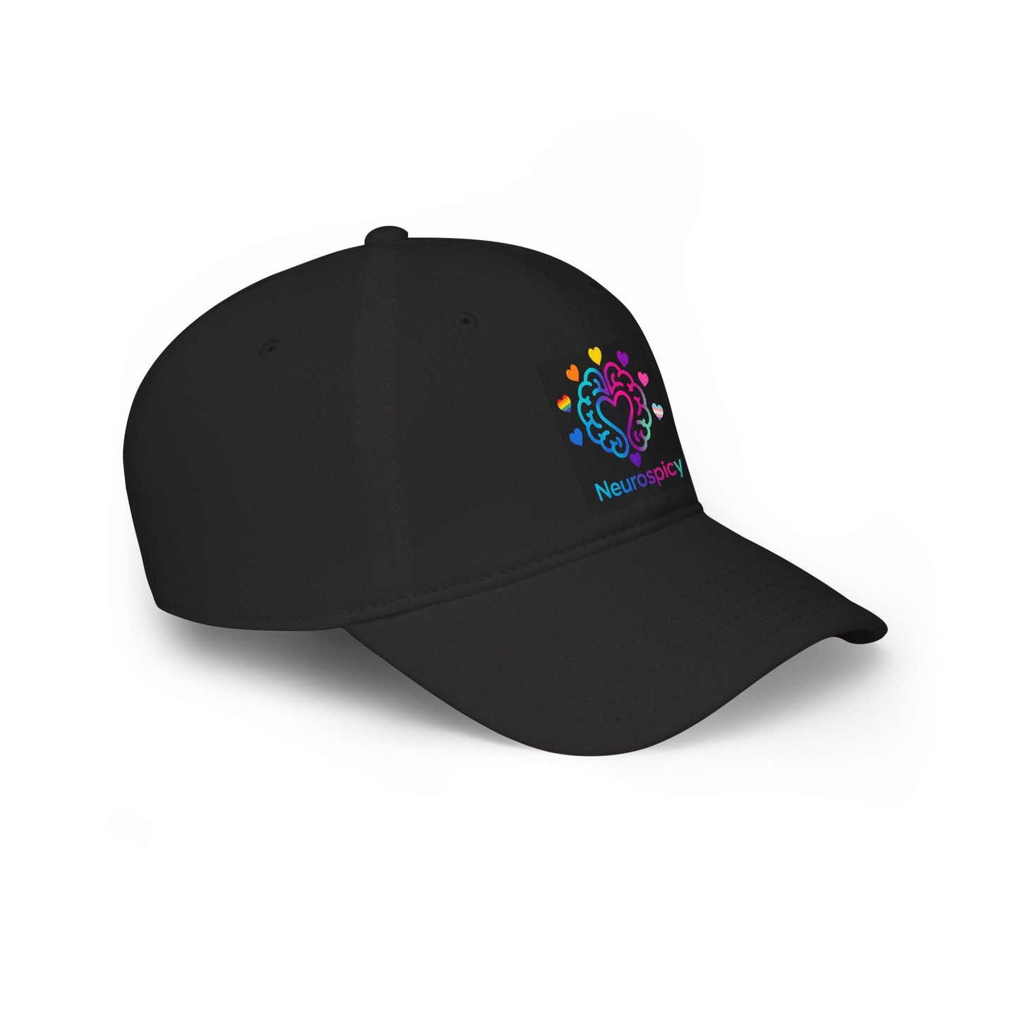 Neurospicy Heart Logo Cap — Neurodiversity Baseball Hat