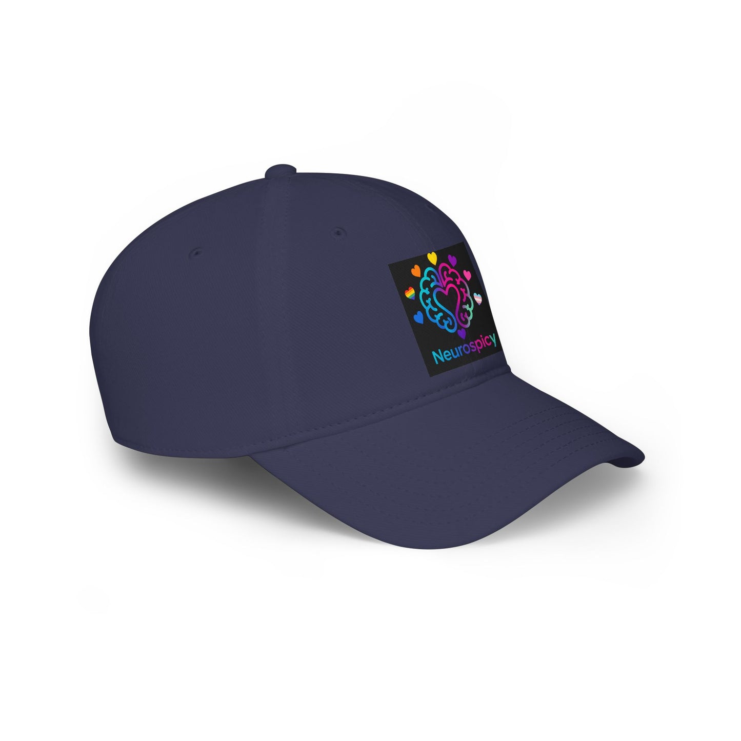 Neurospicy Heart Logo Cap — Neurodiversity Baseball Hat