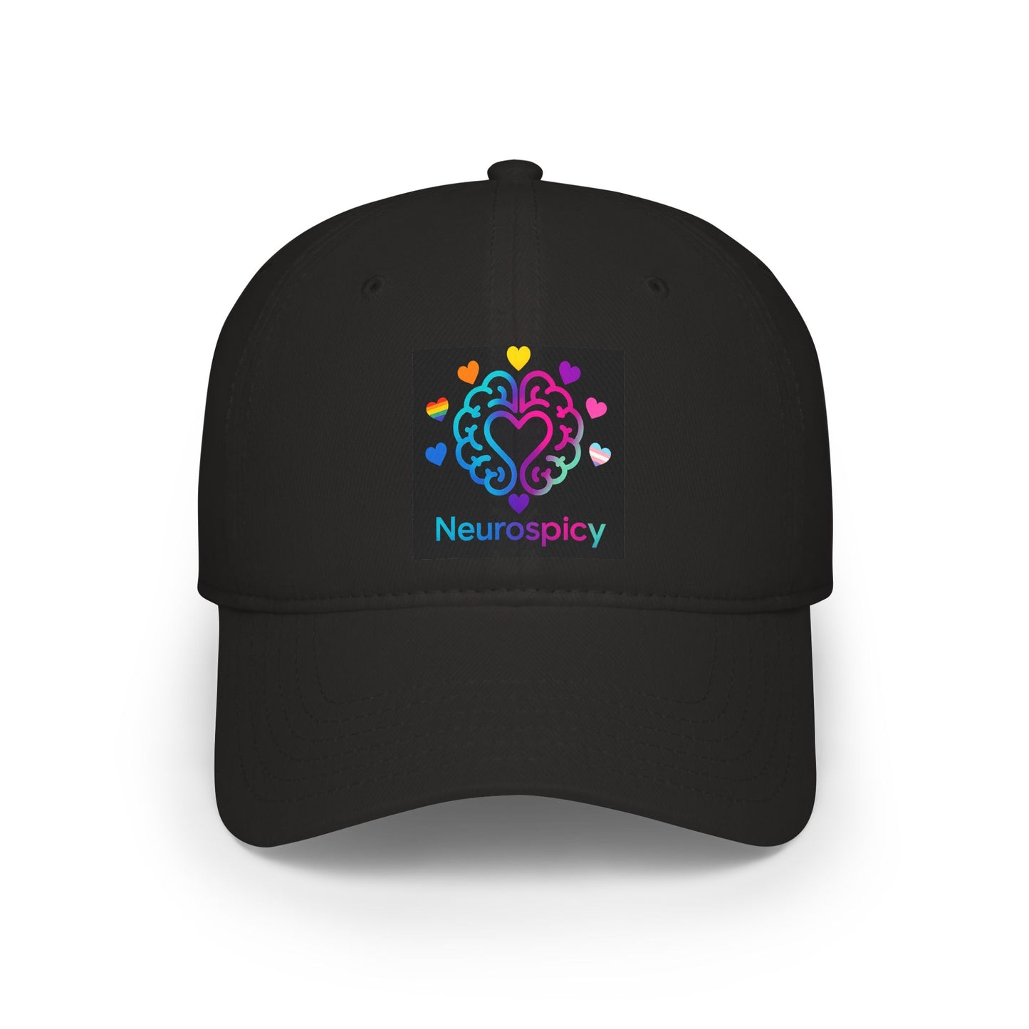 Neurospicy Heart Logo Cap — Neurodiversity Baseball Hat