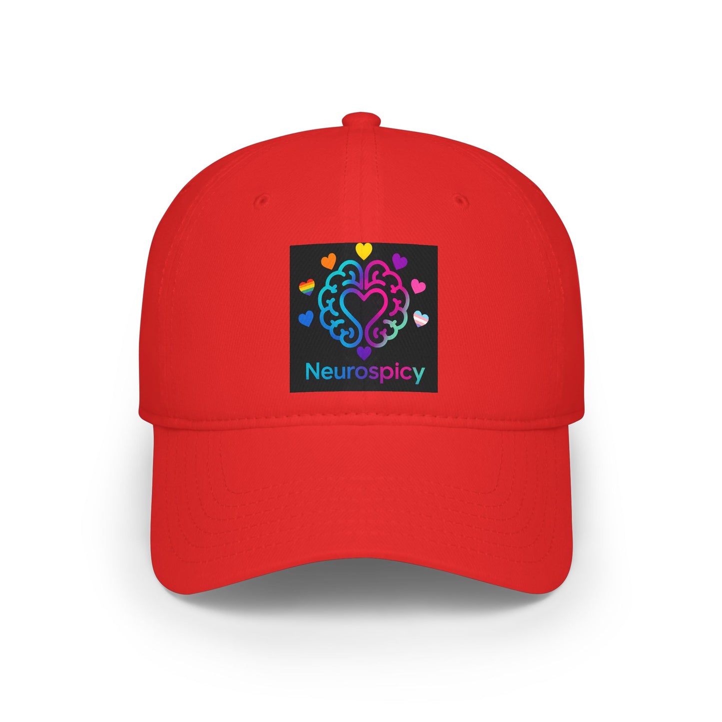 Neurospicy Heart Logo Cap — Neurodiversity Baseball Hat