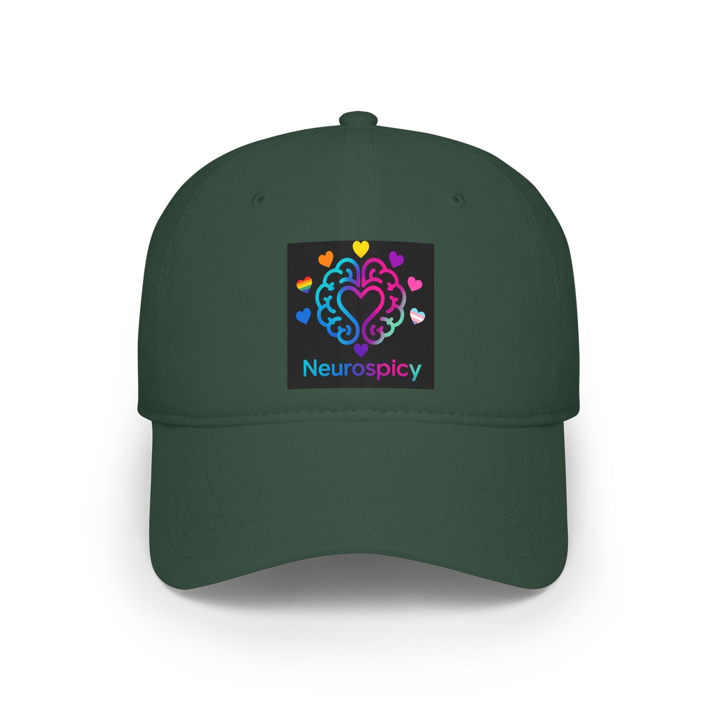 Neurospicy Heart Logo Cap — Neurodiversity Baseball Hat